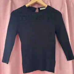 Apuweiser-riche ブラックニット サイズ2