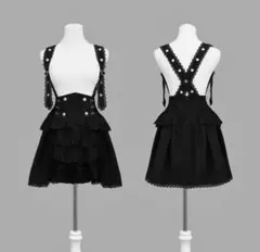 DimMoire ディムモアール 夢纏う サスペンダースカート 黒 ブラック 2026年最新】ディムモアール スカートの人気アイテム - メルカリ