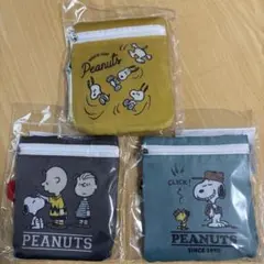 ★新品未使用★PEANUTS スヌーピー エコバック3点セットのサムネイル
