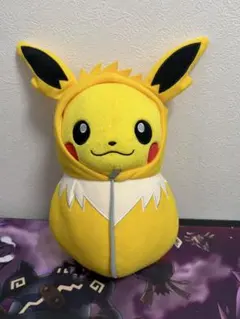 ピカチュウ リザードンY ポンチョ ぬいぐるみ ポケモンセンター ポケモンセンター限定！メガリザードンYのポンチョを着たピカチュウの