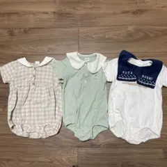 ベビー服　80 ロンパース3枚セット　バースデイのサムネイル