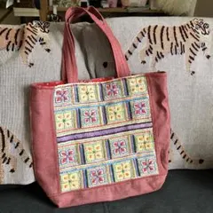 ハンドメイド 刺し子 トートバッグ - メルカリ