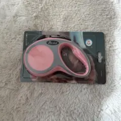 【新品】犬用 伸縮リード ピンク 3m 自動巻き取り コンパクト お散歩 ペット