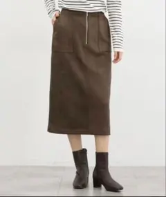 Honeys スエードナロースカート