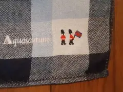 Aquascutum　タオルハンカチ　　　　　　アクアスキュータム　(中古品)
