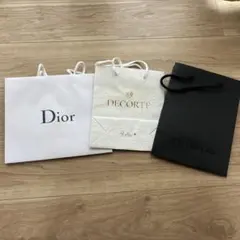 Dior ショッパー 大サイズ 3枚セット - メルカリ