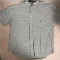 NAUTICA 半袖チェックシャツ XXLのサムネイル