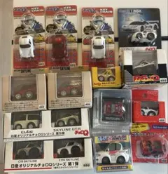 日産オリジナルチョロＱ第五弾ニッサンスカイラインバン等14セット16台+4台20
