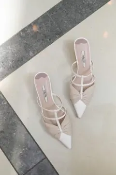 Bow-Detail Double Strap Mules ハーリップトゥのサムネイル