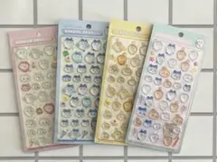 【数量限定】　4枚セット　ボンボンドロップシール　ちいかわ　ハチワレ　うさぎ　⑤