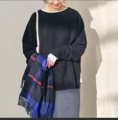 スピックアンドスパン　黒ニット