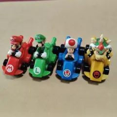 マリオカート レーシングデラックス 用 ミニカー カートフィギュア 4台セット