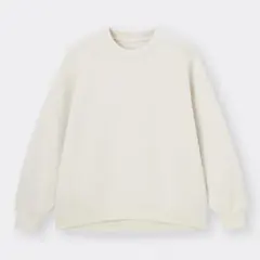 GU ヘビーウェイトスウェットオーバーサイズプルオーバー　Mサイズ　ナチュラル