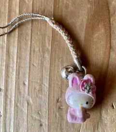 ご当地キティ 北海道 雪うさぎ マスコットチャーム