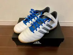 adidas gloire サッカーシューズ ホワイト/ブルー　27.5㎝