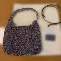 新品‼️ANTEPRIMA ワイヤーバッグ ショルダーバッグ　パープル