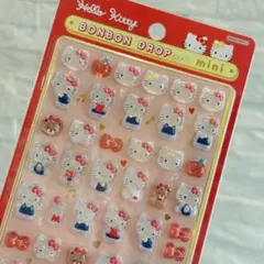 【正規品】ボンボンドロップシール mini ハローキティ赤