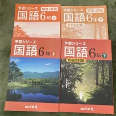 予習シリーズ 国語 6年 上下巻セット