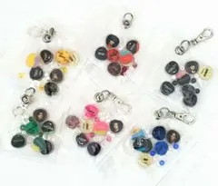SixTONES シャカシャカアクリルフレークチャーム スワロ入り 青