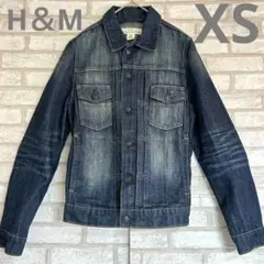 H&M デニムジャケット Gジャン USsizeXS