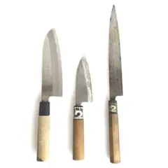 登録商標　友光『鍛造御料理包丁　正剛特製』 【熊本伝統的工芸品　川尻包丁】他2本