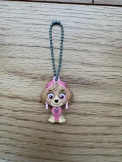 パウ・パトロール スカイ キーホルダー ガチャガチャ ぺたんこ