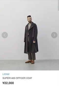 lidnm チェスターコート
