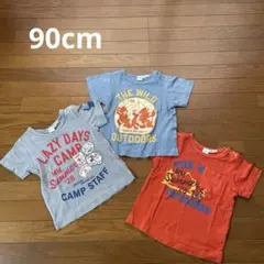 ミッキーマウス Ｔシャツ3枚セット 90cm