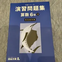 四谷大塚 演習問題集 算数6年下 有名校対策