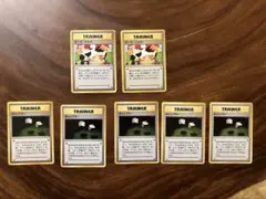 旧裏面 ポケモントレーナーカード 6枚セット まとめ売り海外規制　モーモーミルク