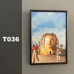 【額付き】A4アートポスター Travis scott トラヴィススコット