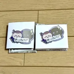 まじかるちいかわ　くりまんじゅう　ミラーステッカー　てんしとあくま