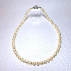 貝パール丸6mmネックレス40cm 金具ステンレス 冠婚葬祭 - メルカリ