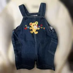MIKIHOUSE デニムオーバーオール 80