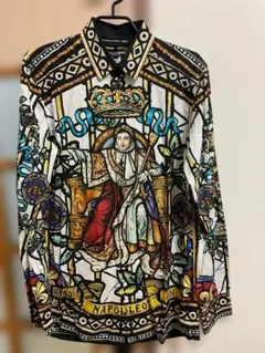 90sヴィンテージアーカイブ ゴルチェオム曼荼羅ロングTシャツ 