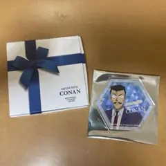 名探偵コナン 毛利小五郎 アクリルコースター ユニバ USJ ミスレス 2025