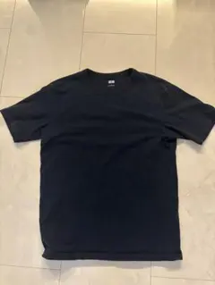 ユニクロ クルーネックTシャツ ネイビー Lサイズ