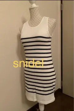 snidel ノースリーブ　タンクトップ　ワンピース