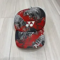 YONEX キャップ レッド ブラック メッシュ