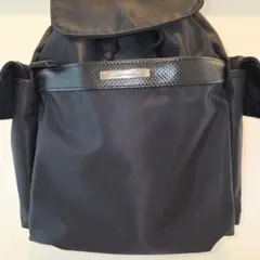 【値下げしました】pierre cardin リュック ブラック 黒のサムネイル