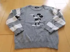 RODEO CROWNS ミッキー トップス グレー120コットン99%