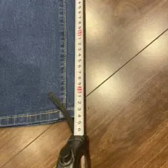 ダメージ加工 インディゴブルー デニムパンツ