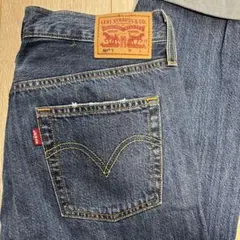 Levi's 501 T ダークブルーストレートデニム W26 L28