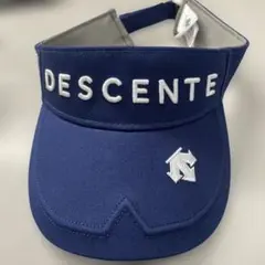 ［値下げ］新品　DESCENTE GOLF サンバイザー ネイビーのサムネイル