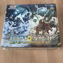 スノーハザード&クレイバースト　ポケモンセンター・ジムセット　新品未開封