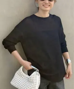 【新品・紙タグ付】ドゥーズィエムのNew Sheer Waffle Tシャツのサムネイル