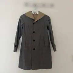 BEAMS BOY チェック柄ロングコートのサムネイル