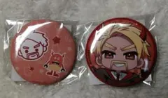 ✓﻿A おかしな？お菓子パーティ ドズル 缶バッジ 2種