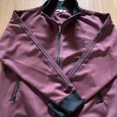 SUGGESTION トラックジャケット ボルドー M