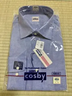 【新品未使用】cosby長袖ワイシャツブルー LL 42-82